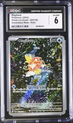 Pokemon Magikarp (2023) Paldea Evolved 203/193 CGC 6 - Image 1