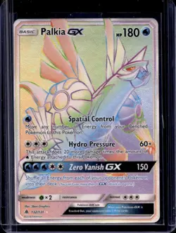 2018 Pokemon Sun & Moon Forbidden Light Palkia GX #132/131 - Image 1