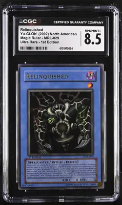 Relinquished MRL-029 1st Edition Yu-gi-oh! North American CGC 8.5 Nm/mint+ *024 - Image 1