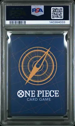 2022 ONE PIECE JPN OP02-PARAMOUNT WAR MANGA ALTERNATE ART PORTGAS D. ACE PSA 10 - Image 2