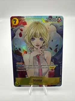 Stussy OP13-110 SR Alternative Art Carrying On His Will One Piece TCG - Image 1