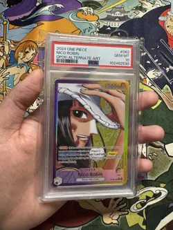 One Piece Nico Robin OP09-062 Alternative Art Leader English Edition PSA 10 - Image 4