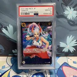 One Piece Yamato | OP04-112 | Japanese | Best 8 Flagship Promo Prize | SR PSA 10 - Image 1