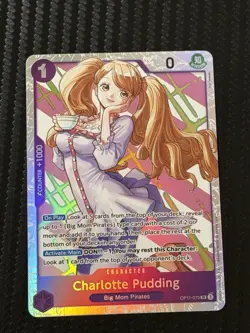 One Piece CCG - Charlotte Pudding OP11-070 SR A Fist Of Divine Speed English - Image 1