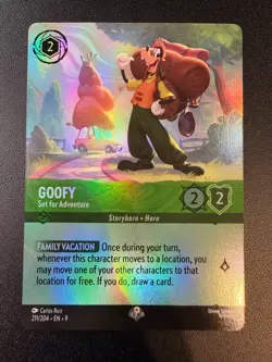 Lorcana Disney Fabled - Goofy - Set for Adventure - EPIC - 211/204 - Image 1