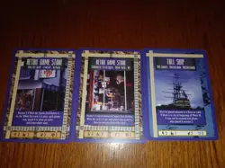 Sim City CCG Promo Lot Of 3 Cards Tall Ship Retail Game Store Welt der Spiele - Image 1