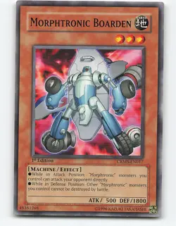 Morphtronic Boarden #CRMS-EN017 1st Edition Yugioh Card - Image 1