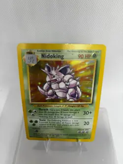 Pokemon TCG Nidoking Base Set Holo Unlimited Holo Rare Card 11/102 - Image 2