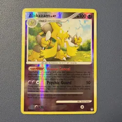 Alakazam Reverse Holo Rare 2/123 Mysterious Treasures 2007 Pokemon TCG Card - Image 1