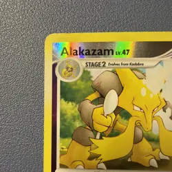 Alakazam Reverse Holo Rare 2/123 Mysterious Treasures 2007 Pokemon TCG Card - Image 3