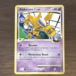 Alakazam LV.56 Non Holo Pokemon Card Rising Rivals 38/111 NM - Image 1
