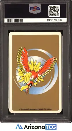 Pokemon 2000 Oddish 043 6 Of Hearts Pokemon Gold Playing Card Japanese PSA 10 - Image 2