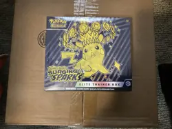 Pokemon Scarlet And Violet Surging Sparks Elite Trainer Box New Sealed Cards - Image 1