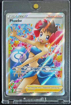 Pokemon Card Holo Battle Styles Phoebe 161/163 Ultra Rare - Image 1