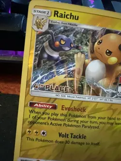 Raichu - (League Challenge) [4th Place] 041/147 League & Championship Card - Image 2