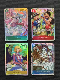 One Piece TCG English 32 R and SR card lot - Image 2
