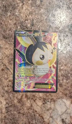 Emolga EX Full Art Ultra Rare XY Base Set 143/146 Pokemon Card - Image 1