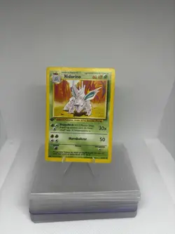 Pokemon Card - Nidorino German 1st Edition Base Set 37/102 Uncommon - Image 1