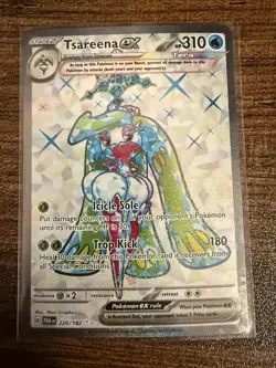 Tsareena ex Fulll Art 220/182 Pokemon Card- Near Mint- Paradox Rift - Image 1