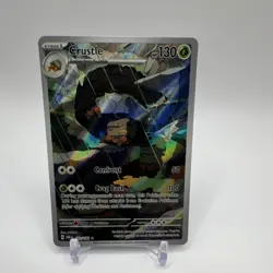 Pokemon Crustle 183/182 SV04: Paradox Rift Illustration Rare Holo English Card - Image 1