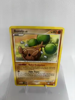Bonsly 71/130 Diamond and Pearl Regular Card 2007 Pokemon TCG LP Condition - Image 2