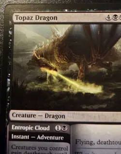Topaz Dragon 153/361 Uncommon Battle For Baldur's Gate Magic: The Gathering - Image 2