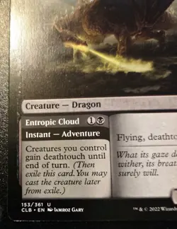 Topaz Dragon 153/361 Uncommon Battle For Baldur's Gate Magic: The Gathering - Image 4