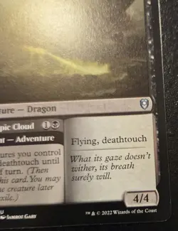 Topaz Dragon 153/361 Uncommon Battle For Baldur's Gate Magic: The Gathering - Image 5