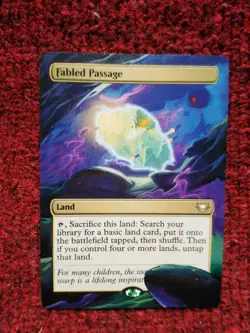 Fabled Passage 60 MTG Edge of Eternities Commander Hand Painted Full Altered Art - Image 2