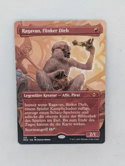 Ragavan, Nimble Pilferer Borderless Modern Horizons 2 MTG Magic Gathering mythic - Image 1