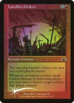 Prophecy MTG Foil Latulla's Orders Magic - Image 1