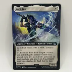 Magic MTG Final Fantasy Zack Fair Extended Art U0435 NM/NP - Image 1