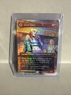 MTG Gwen Stacy / Ghost-Spider (M 0202) (Borderless) Marvel's Spider-Man Foil - Image 1