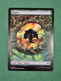 MTG Forest (0291) Non-Foil Tarkir: Dragonstorm Magic The Gathering - Image 4