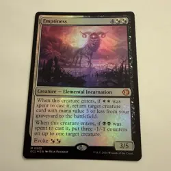 Emptiness FOIL 0222 Lorwyn Eclipsed ECL MTG Mythic Unplayed English M/NM MINT - Image 2