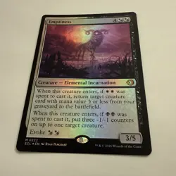Emptiness FOIL 0222 Lorwyn Eclipsed ECL MTG Mythic Unplayed English M/NM MINT - Image 3