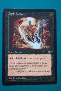 Dark Ritual - MTG - Mirage - Lightly Played - Magic the Gathering(1) - Image 1