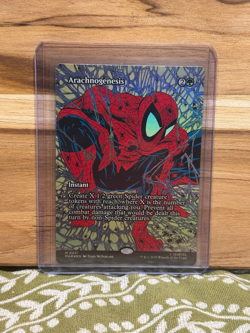 Arachnogenesis Foil Marvel's Spider-Man MTG Magic The Gathering - Image 1