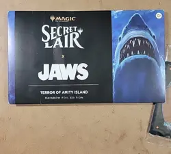 MTG Secret Lair Jaws Terror of Amity Island - Foil​ Opened Box - Image 4