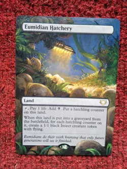 Eumidian Hatchery MTG Edge of Eternities Commander Hand Painted Full Altered Art - Image 2