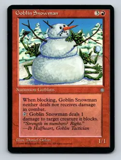 MTG Goblin Snowman Regular NM - Image 1