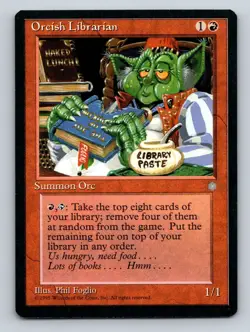MTG Orcish Librarian Regular NM - Image 1