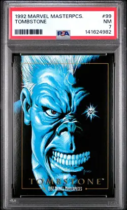 1992 MARVEL MASTERPIECES #99 TOMBSTONE PSA 7 - Image 1