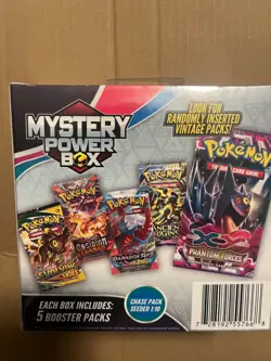Pokemon 2025 Walmart Mystery Power Box 5 Booster Packs Chase Pack Seeded 1:10 - Image 3