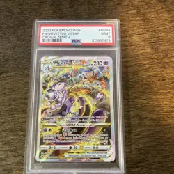 2023 POKEMON SWORD & SHIELD CROWN ZENITH #GG44 FULL ART/MEWTWO VSTAR PSA 9 - Image 2