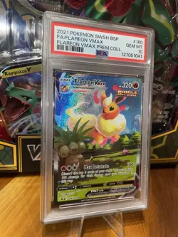 Flareon VMAX SWSH180 Premium Collection Box Pokemon Promo - PSA 10 Gem Mint - Image 3