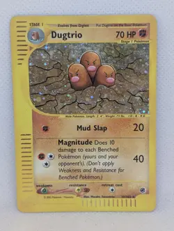 Dugtrio 010/165 Expedition Base Set Holo Rare Pokemon TCG Nintendo e-reader LP - Image 1