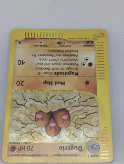 Dugtrio 010/165 Expedition Base Set Holo Rare Pokemon TCG Nintendo e-reader LP - Image 4