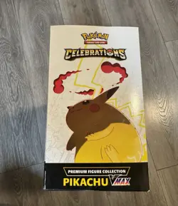 Pokemon TCG Celebrations Pikachu VMAX Premium Figure Collection Box New SEALED! - Image 5