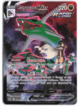 Rayquaza VMAX TG20/TG30 Holo Rare VMAX Silver Tempest Trainer Gallery Pokemon - Image 1
